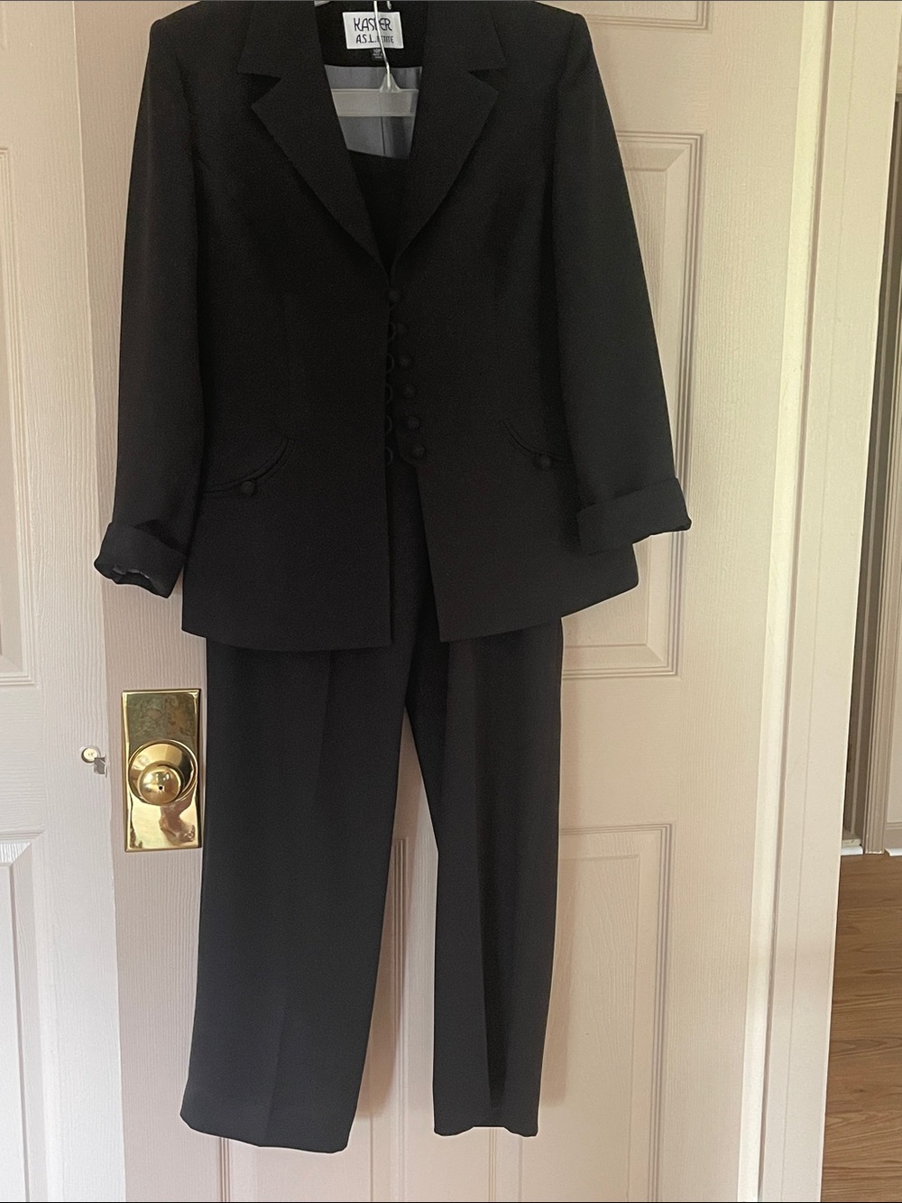 Kasper Black Women's Two-Piece Tailored Suit